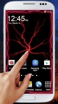 Electric Screen Prank Live Wallpaper android App screenshot 2